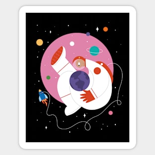 The astronaut Sticker